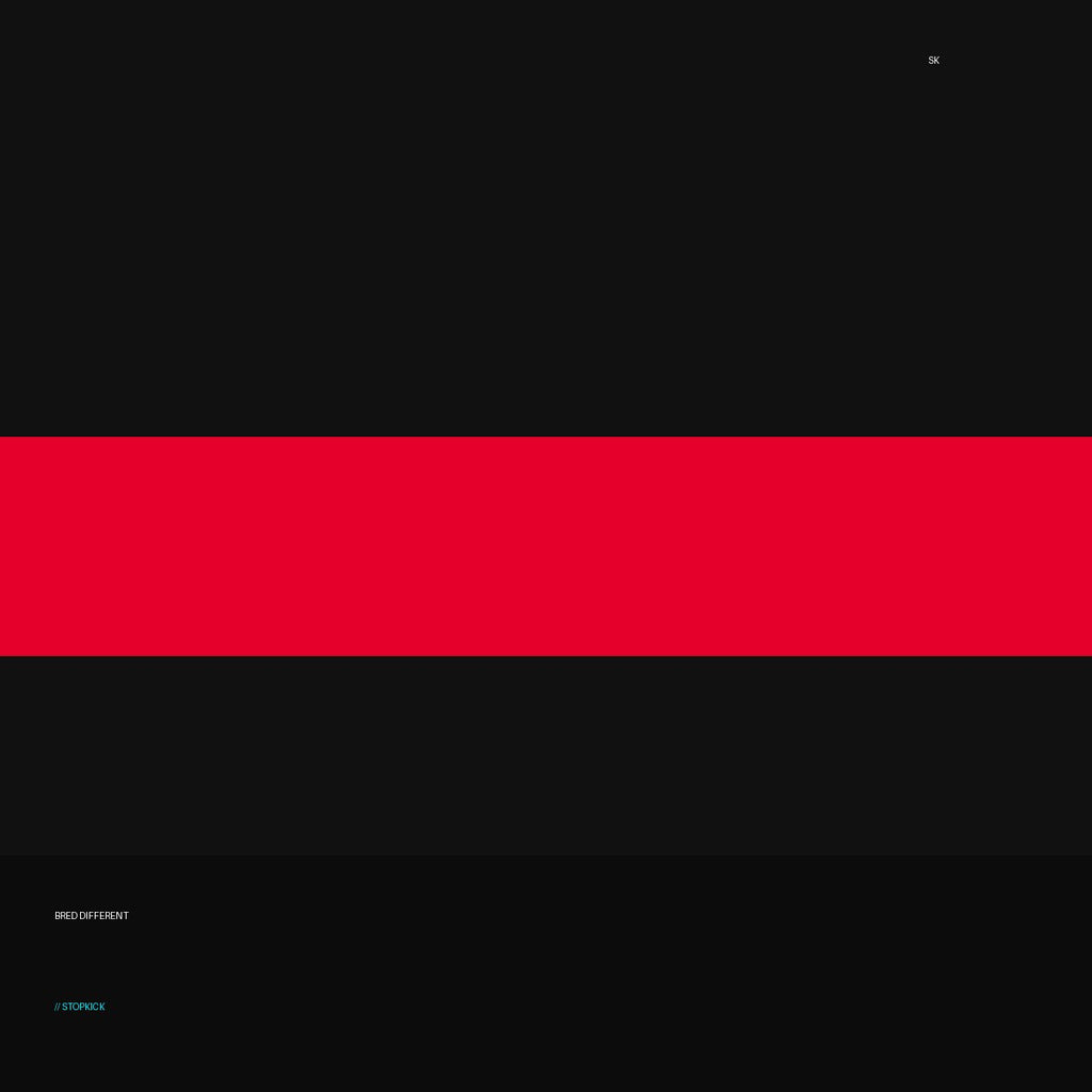 Bred Different sock